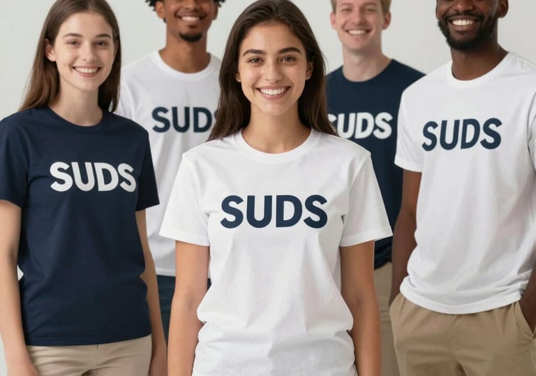 Team members working together to operate plastic recycling machinery at the Suds facility.