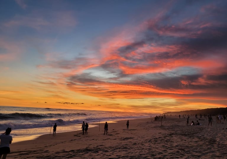 Atardecer en Puerto Escondido