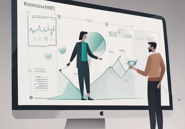 A professional marketing funnel diagram illustrating customer journey stages.