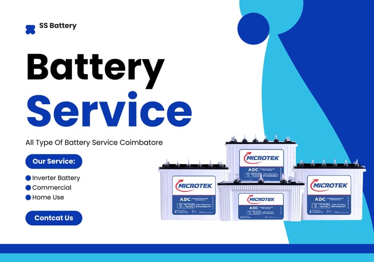 Battery Service in Coimbatore