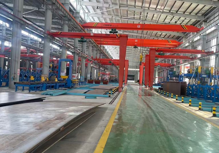 High-strength industrial steel beams by Vortixum Steel