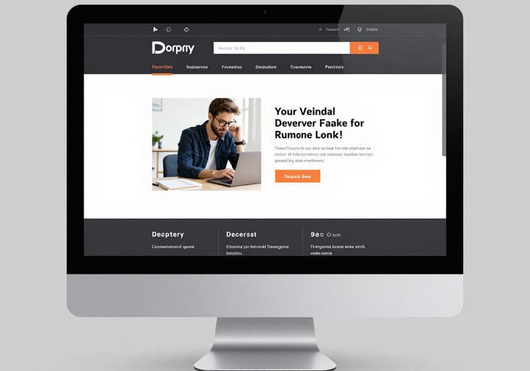 A close-up of hands typing code on a laptop with coffee nearby.