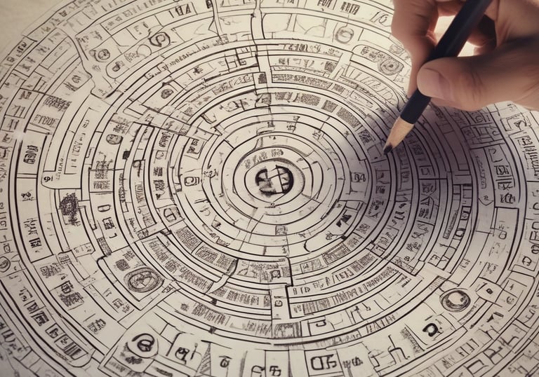 A close-up of hands placing gemstones on a kundali chart for astrological remedies.