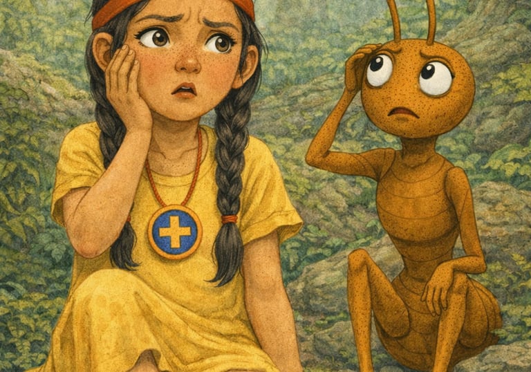 Shaman & Daisy have a huh ? feeling