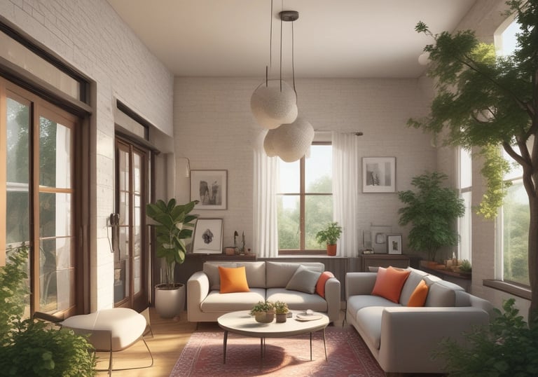 A professional photographer capturing a bright, inviting rental space.