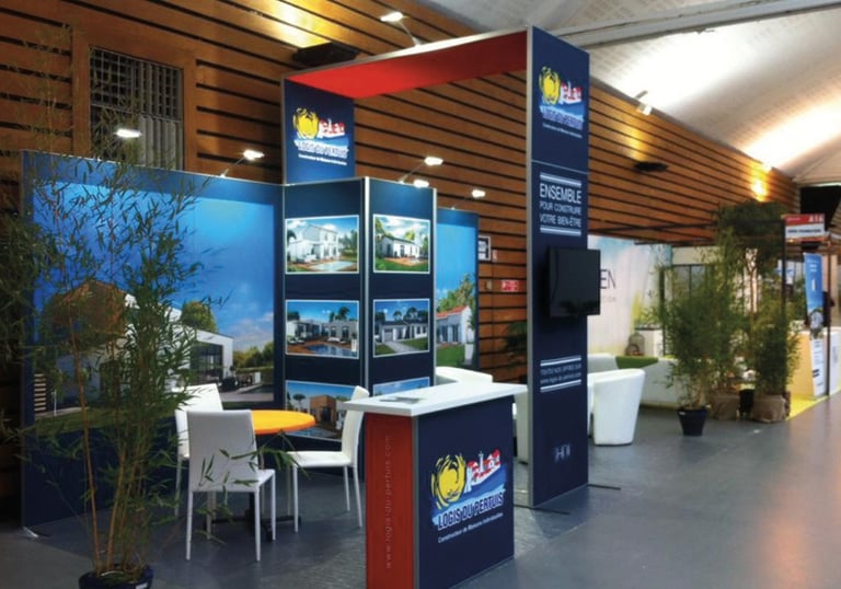 Stand d'exposition Paris Montpellier Bodeaux Marseille France - Ciblexpo