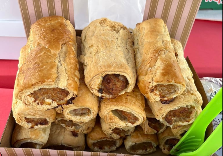 homemade sausage rolls West Yorkshire for goodness cake