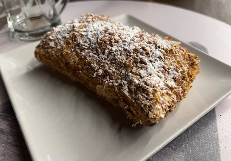 Dessert Napoleon at Rincon Armenio