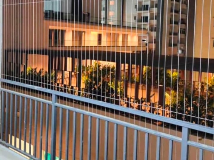 invisible grills installtion for balcony