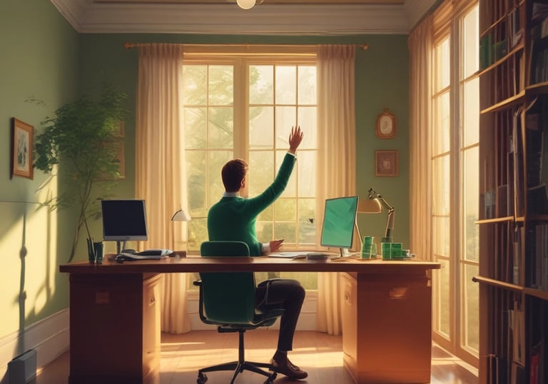 a man riding a skateboard down a street next to tall buildings