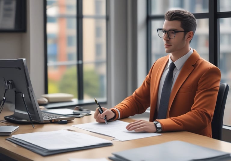 Close-up of legal documents and a gavel on a desk.