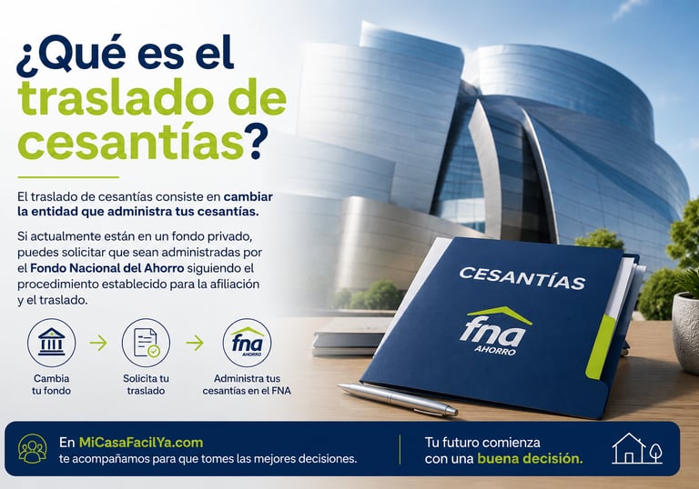 traslado de cesantias