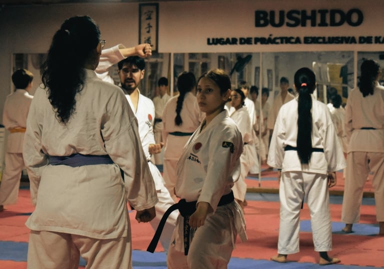 Clase de karate Shotokan