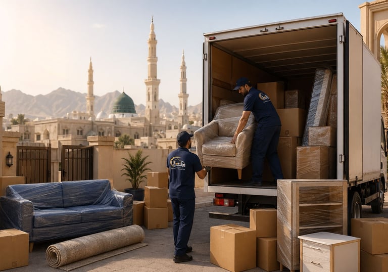 نقل عفش بين المدن ركن الريان