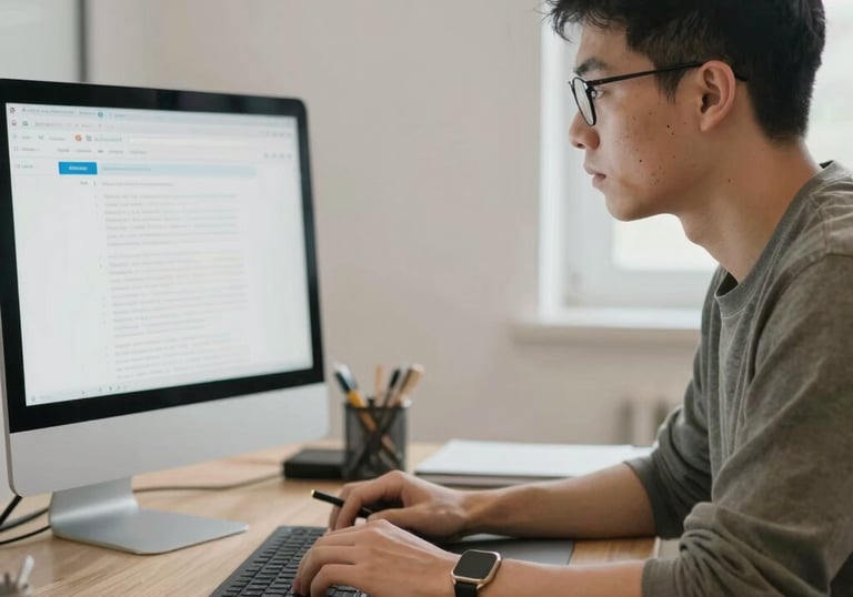 Close-up of a creative team brainstorming under neon yellow lighting in a dark room.
