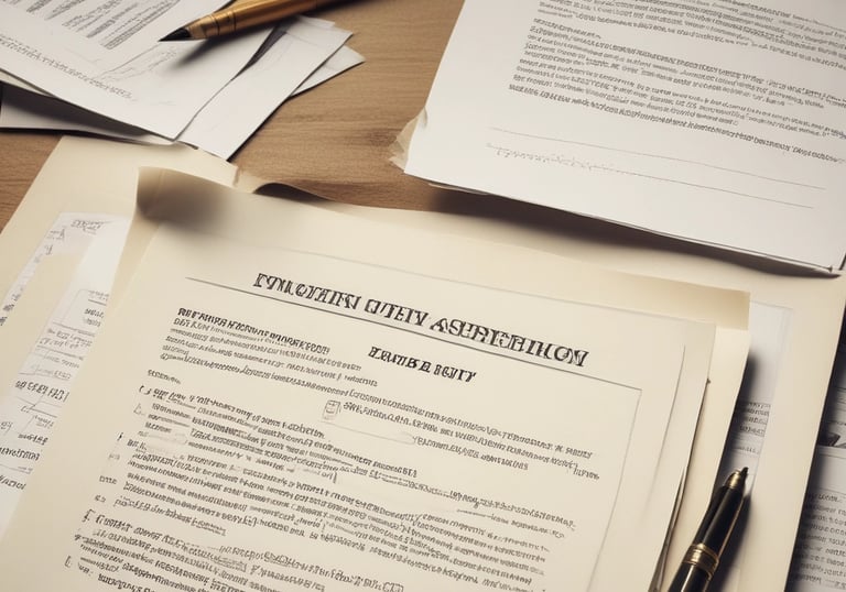 A real estate broker discussing property documents with a client in Navi Mumbai.