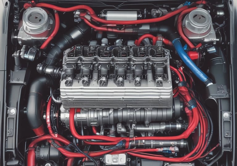Technician carefully inspecting a car's body control module with diagnostic tools.