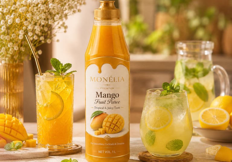 MONÉLIA Fruit Purees for professional drinks desserts 