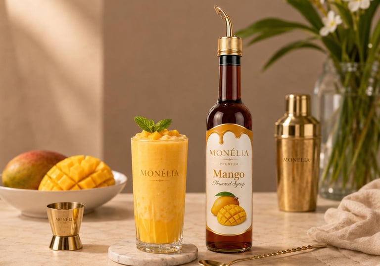 MONÉLIA syrups for HoReCa cafés restaurants hotels and dessert shops