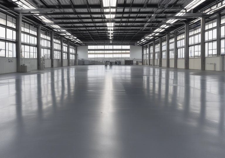 Thermal insulation being applied to a building facade with spray foam.