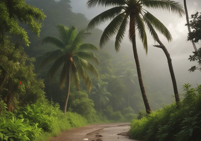 A cozy Costa Rican rental property with a welcoming porch and lush greenery.