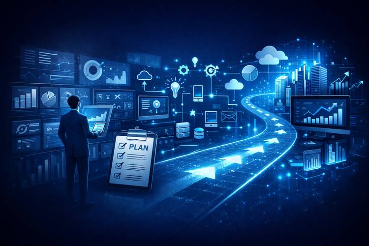 IT strategy and technology roadmap consulting to align business goals with scalable digital solution