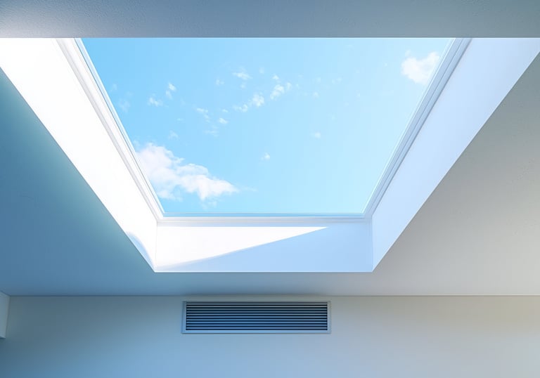 cleaning skylights for a clear view in cape coral