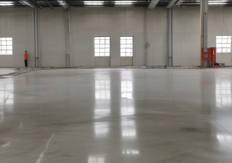 Dust-free concrete demolition with specialized machinery on a city construction site.