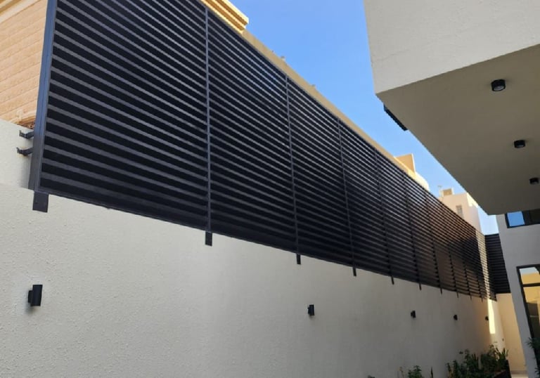 تركيب سواتر عالية الجوده في المبرز 