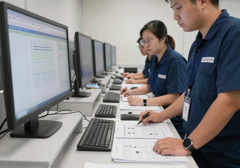 A detailed blueprint of a naval ship with logistics flowcharts overlayed.