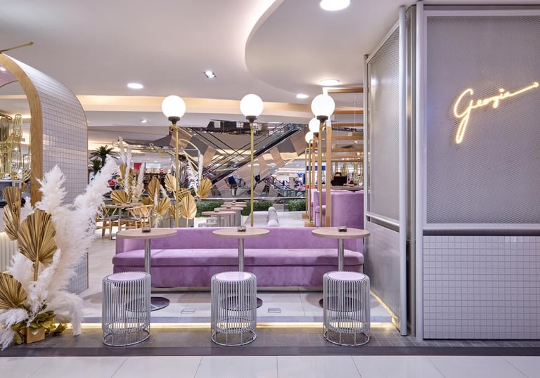 Interior Georgia inside SOGO at Central Park Mall Jakarta