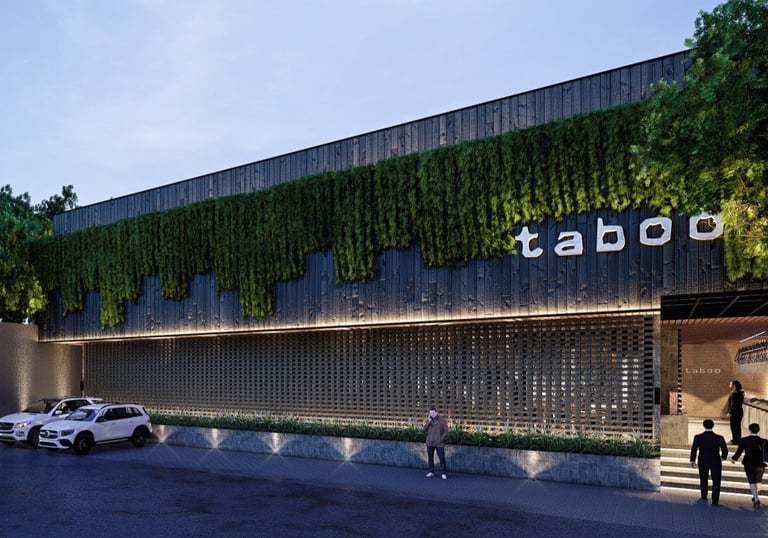 Exterior Taboo restaurant bandung