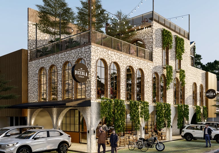 Italian restaurant facade di Batam