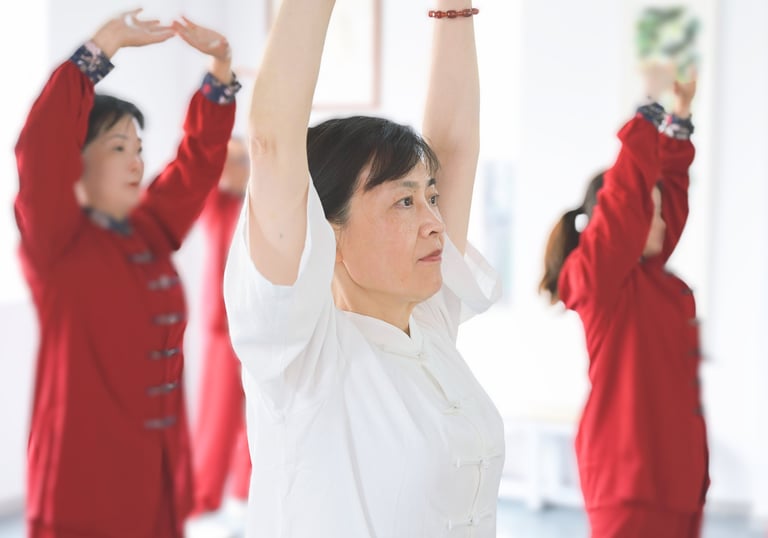 Tai Chi in person training and Tai Chi group practice