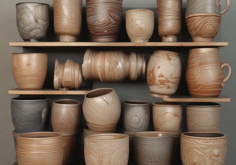 A close-up of a beautifully crafted sculpture that embodies the essence of Saudi artistry.