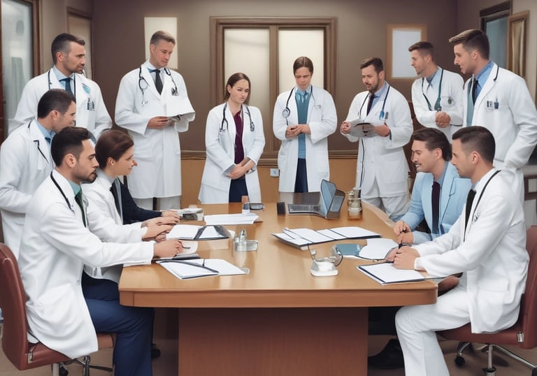 A person wearing a Colorado t-shirt and talking on the phone stands in front of a building with a sign reading 'Banner Strong salutes our Healthcare Heroes'. The building is made of light-colored bricks and the person appears happy.