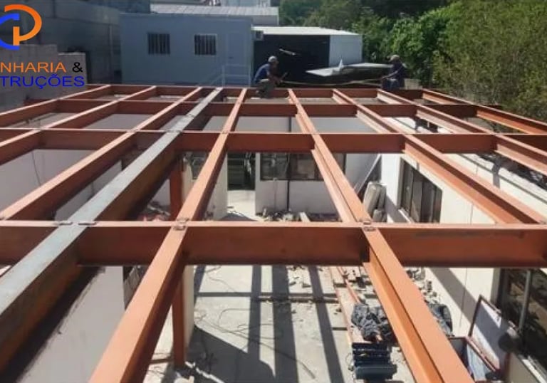 telhado em estrutura metálica