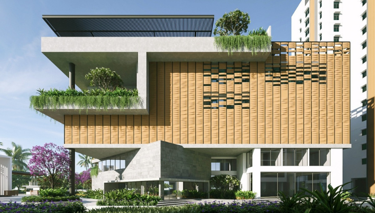 Well-designed clubhouse space for residents at Tridasa Rise in Hyderabad