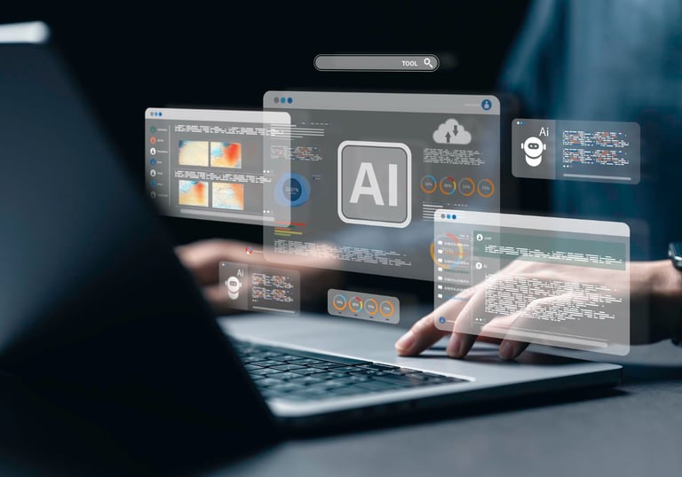symbolizing the future of web design and AI-driven solutions