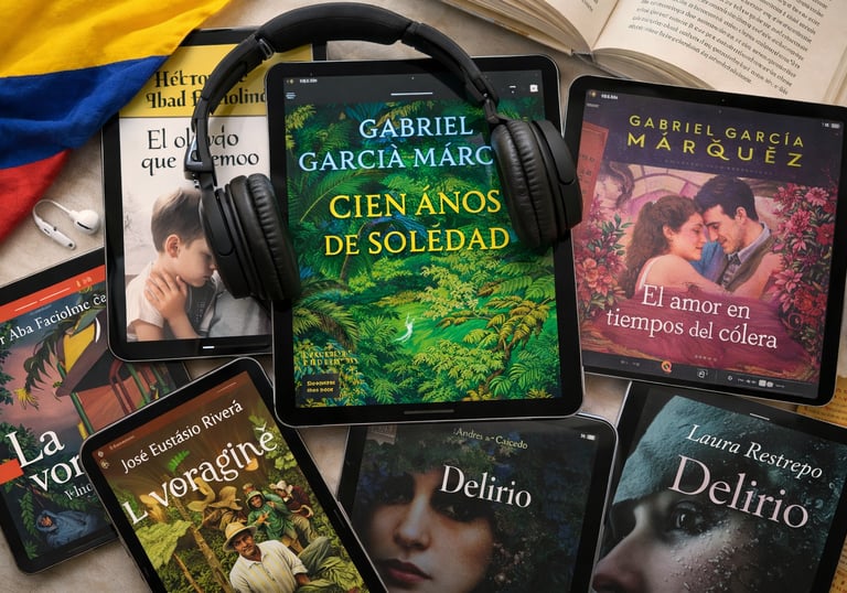 the most popular colombian audiobooks in spanish