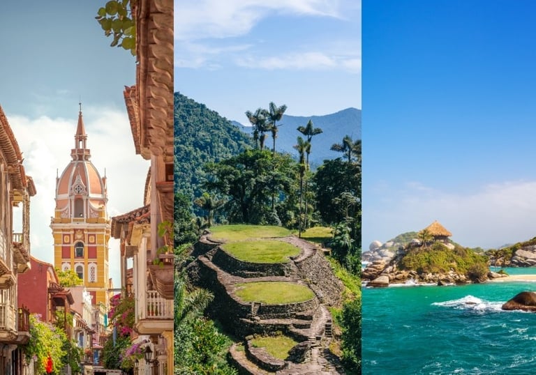 most popular destiniations in colombia for travelling