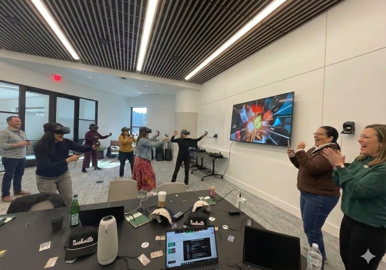 Team building en realidad virtual en la oficina