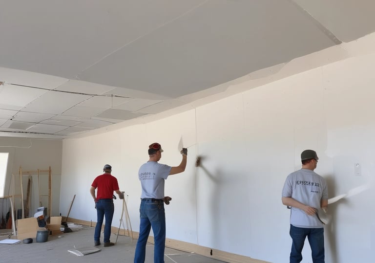 A finished room with elegant carpentry details.