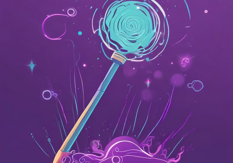 a purple and blue candy lollipoppoppoppoppoppoppoppoppop