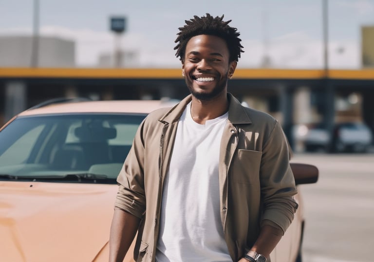 A nighttime scene featuring a large, illuminated theater sign with the word CHICAGO in bright lights. Below, a marquee advertises a sold-out performance by Dane Cook. The setting is urban, with cars on the street and the entrance to the theater in view.