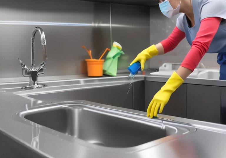 a man riding a skateboard down a street next to tall buildings