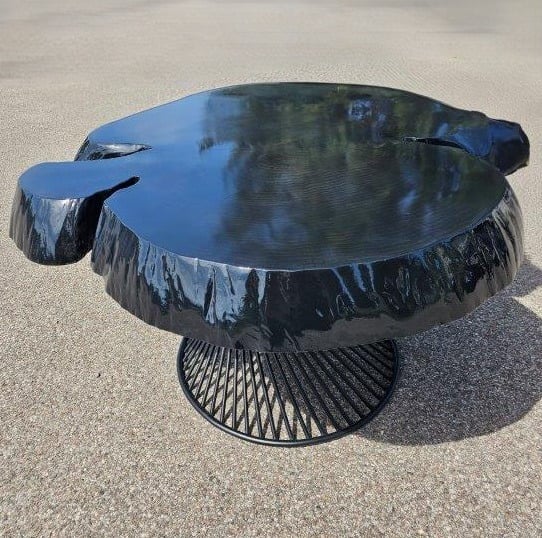 Plaster Obsydian Połysk 3 stolik Kawowy