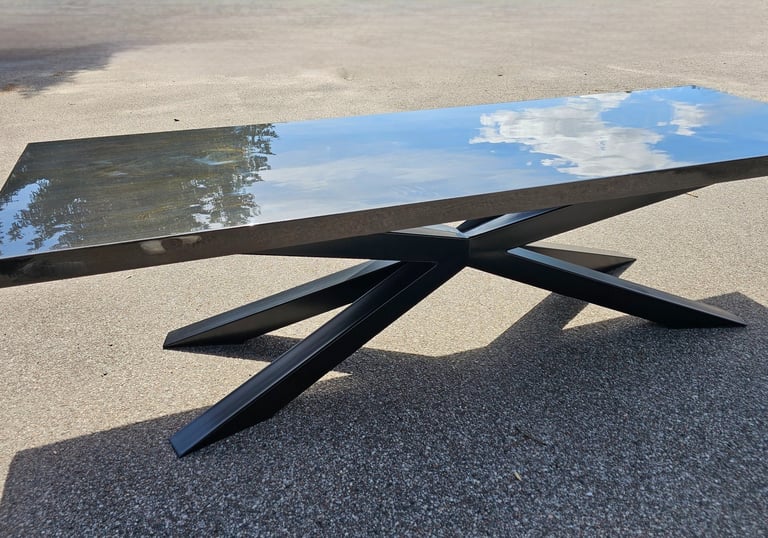 Popielaty Połysk 3 stół