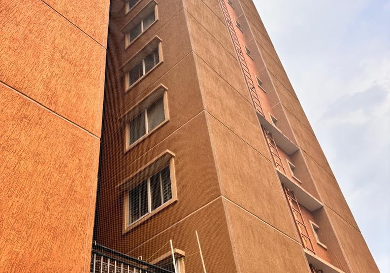 duct area nets installation in nagarbhavi