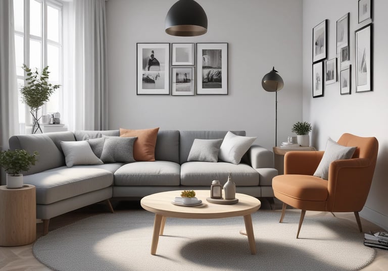 A team of workers collaborating on a construction site with various tools and materials.